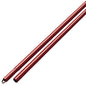 6' Anodized Aluminum Swaged Button Handle - 1-3/4" Diameter