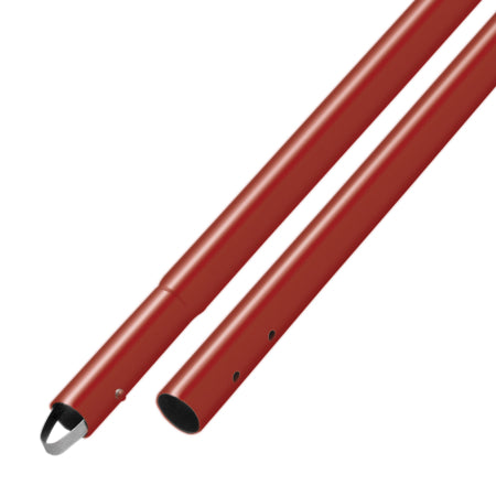 6' Anodized Aluminum Swaged Button Handle - 1-3/4" Diameter