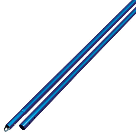 10' Anodized Aluminum Swaged Button Handle - 1-3/4" Diameter (Blue)