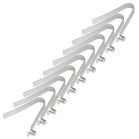 Single Button Clip 1-3/8" Diameter (10 Pack)