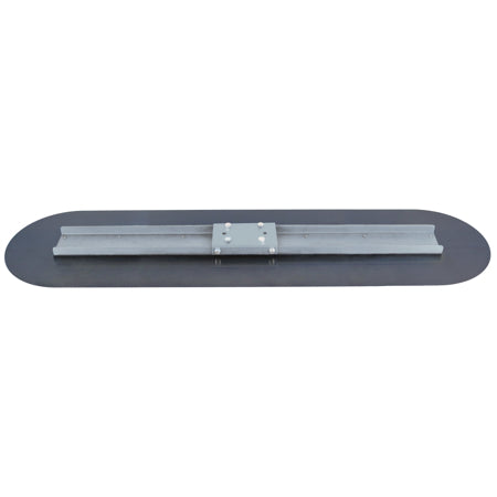 Big "D" Round End Blue Steel Bull Float Blade
