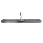 24" Round End Carbon Steel Fresno with Adjustable Tooth Threaded Bracket