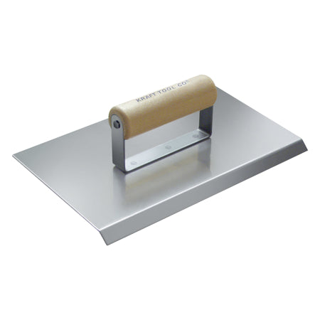 10" x 6" 3/4" R Stainless Steel Chamfer Tool with Wood Handle