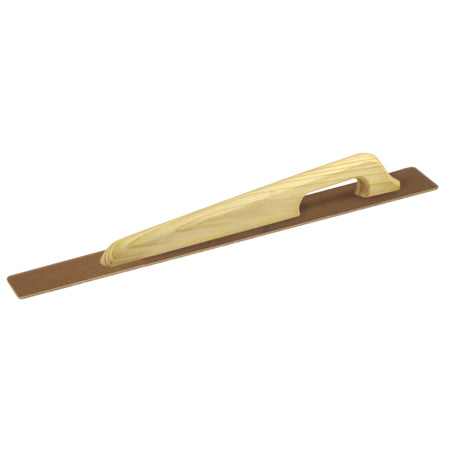 30" Tapered Laminated Canvas-Resin Hand Darby with 1-Hole Handle