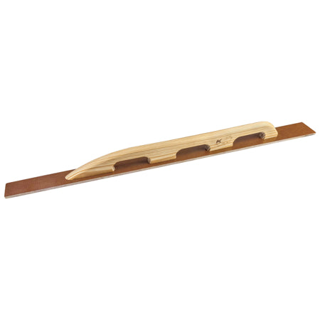 45" Tapered Laminated Canvas-Resin Hand Darby with 3-Hole Handle