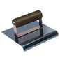 6" x 6" 1/2"R Blue Steel Edger with Plastic Handle
