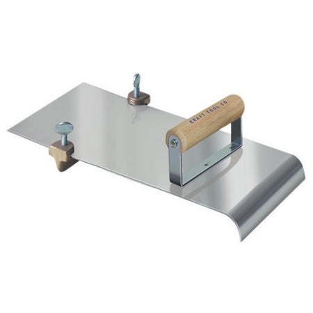 5" x 12" 3/4"R, 3/4"D Stainless Steel Edger with Adjustable Groover