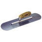 Elite Series Five Star™ 14" x 4" Blue Steel Pool Trowel with Cork Handle on a 6" Short Shank