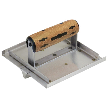 Elite Series™ 6" x 6" 3/4"D 7/8"W 3/8"R Big Closed Bit Stainless Steel Hand Groover with Cork Handle