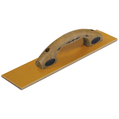 Elite Series Five Star™ 20" x 3-1/2" Square End Laminated Canvas-Resin Hand Float with Cork Handle