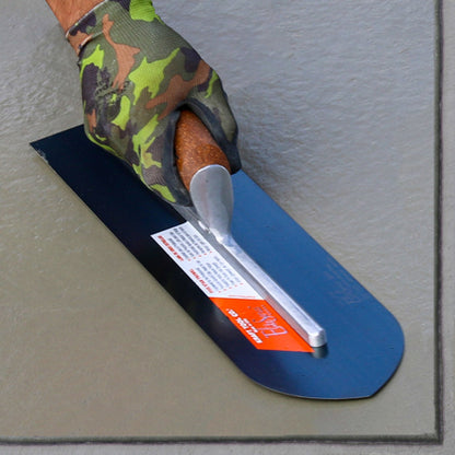 16" x 4-1/2" Elite Series Five Star™ Blue Steel Pointed Sword Trowel with Cork Handle