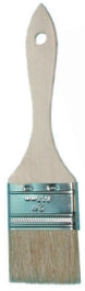 White Bristle Chip Brush w/ Wood Handle