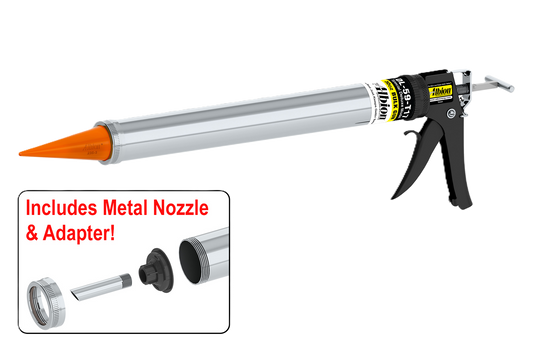 30oz Manual Bulk Gun w/ Orange Cone Nozzles