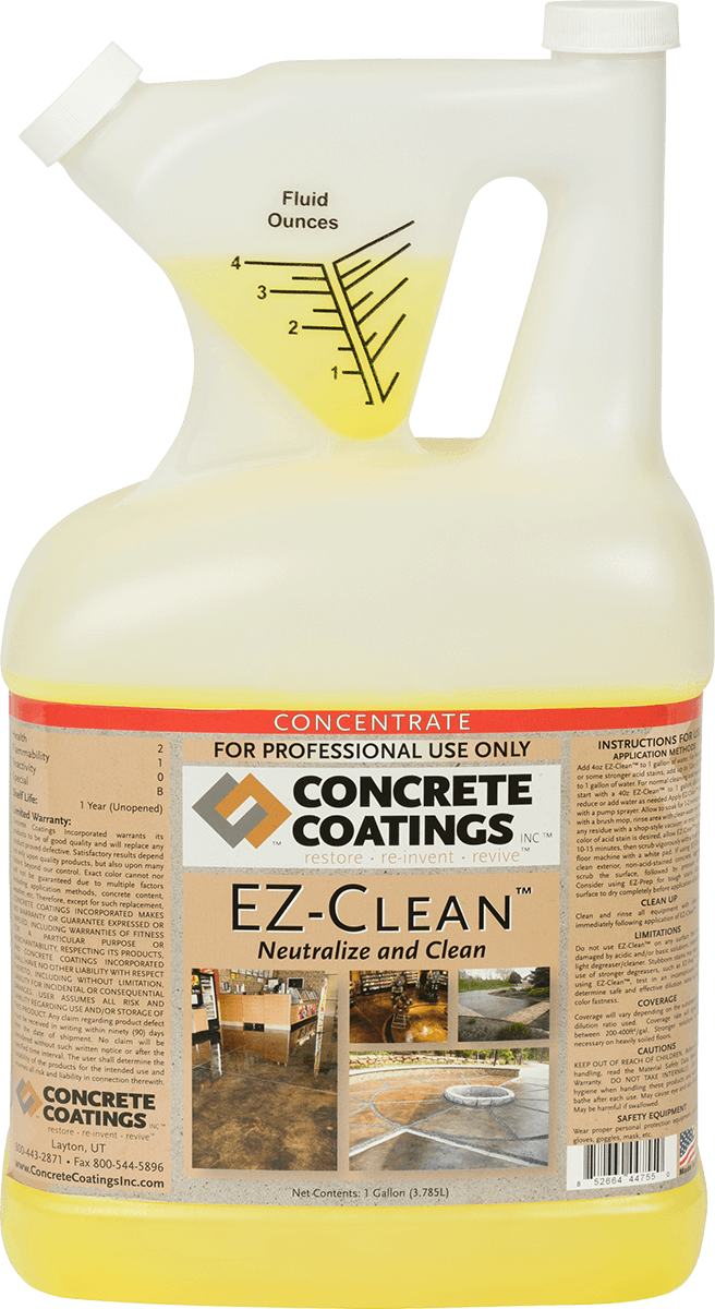 EZ-Clean, Neutralizer & Cleaner - Concentrate 1gal