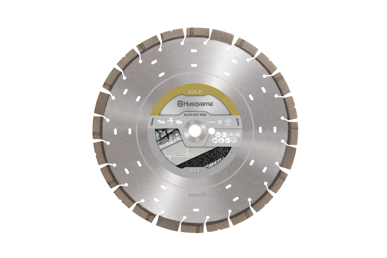Elite-Cut S65 Diamond Blade, Cured Concrete/Asphalt