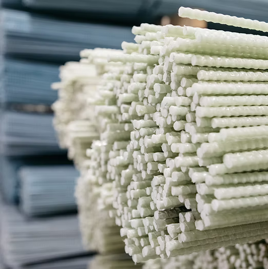Fiberglass Rebar 25pcs, 20' Sticks *SOLD BY BUNDLE*