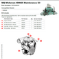 Multiquip Whiteman HHNG5 Maintenance Kit - Compatible with HHNG5