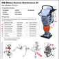 Multiquip MTX Maintenance Kit - Compatible with MTX50/MTX60/MTX70/MTX80