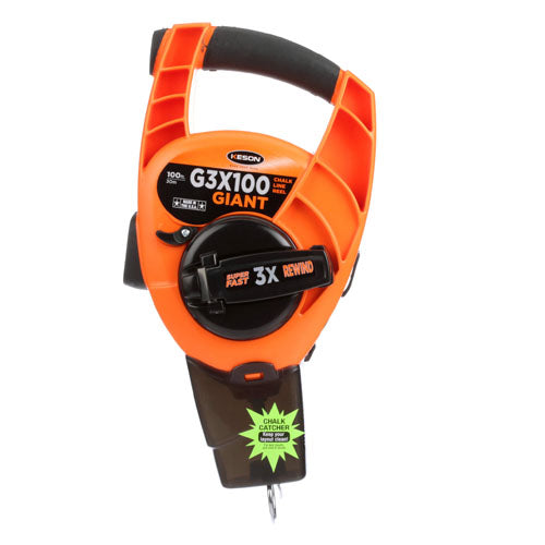 Keson Little Giant G3X100 Chalk Reel, 100ft