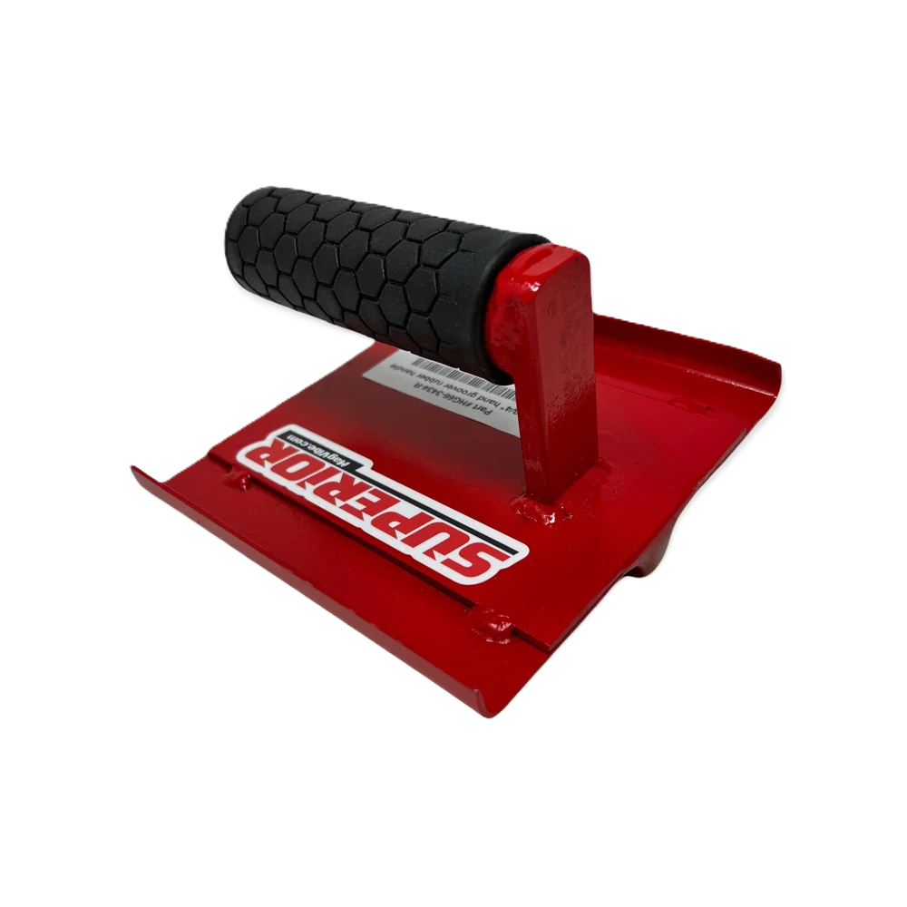 6"x6" 1/2" #304 Hand Groover w/ Rubber Handle