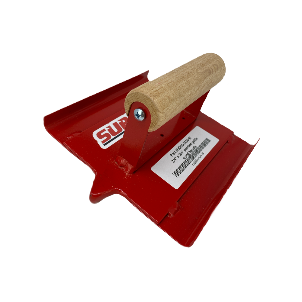 6"x6" 1/2" #304 Hand Groover w/ Wood Handle