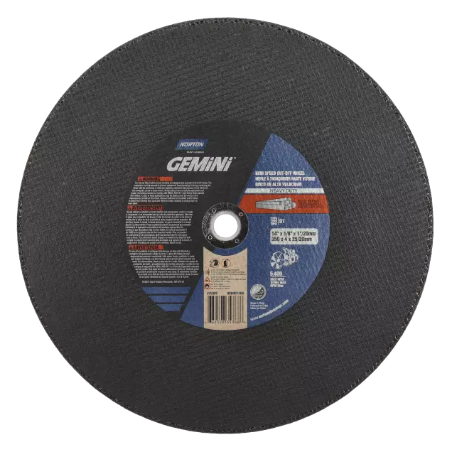 Norton Gemini Ductile C SC Type 01/41 High Speed Cut-Off Wheel