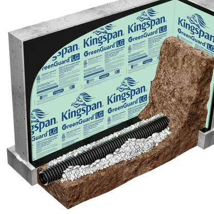 4' X 8' GreenGuard Scored Foam Insulation, 25psi