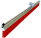 36" Chameleon Auto Glide Broom, Orange Bristles (medium)