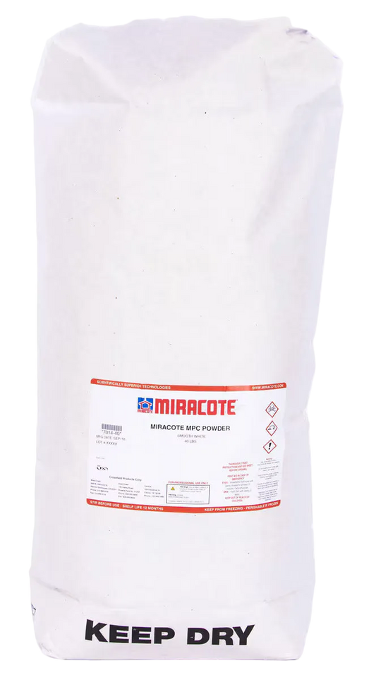 Miracote MPC Smooth White Powder, 40lb Bag