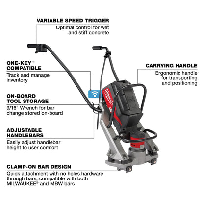 Milwaukee MX FUEL™ Vibratory Screed Kit