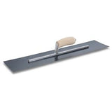 20" Blue Steel Hand Trowel w/ Wood Handle