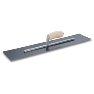 20" Blue Steel Hand Trowel w/ Wood Handle