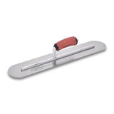 20" Fully Rounded Steel Hand Trowel w/ Durasoft Handle