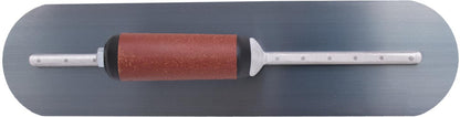 22" Fully Rounded Blue Steel Hand Trowel w/ Duracork Handle