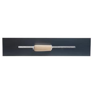 24" Blue Steel Hand Trowel w/ Wood Handle