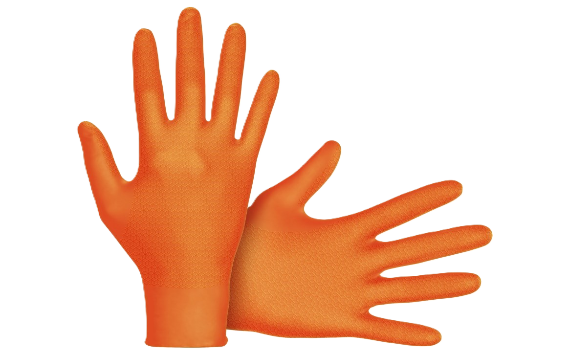 Astro-Grip® Powder-Free Exam Grade Nitrile Disposable Gloves - 7 Mil - 100PK