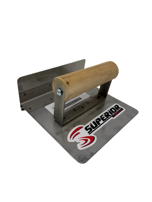 6"x6" Stainless Steel Slab to Step Edger, 1/2"R