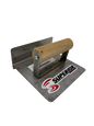 6"x6" Stainless Steel Slab to Step Edger, 1/2"R