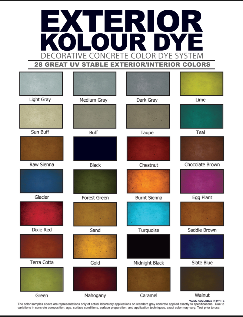 Surfkoat Exterior Kolour Dye - 16oz, Makes 1GAL