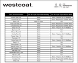 Westcoat CA-10 Color Pack for SC-10 Water-Based Acrylic Topcoat, 15oz