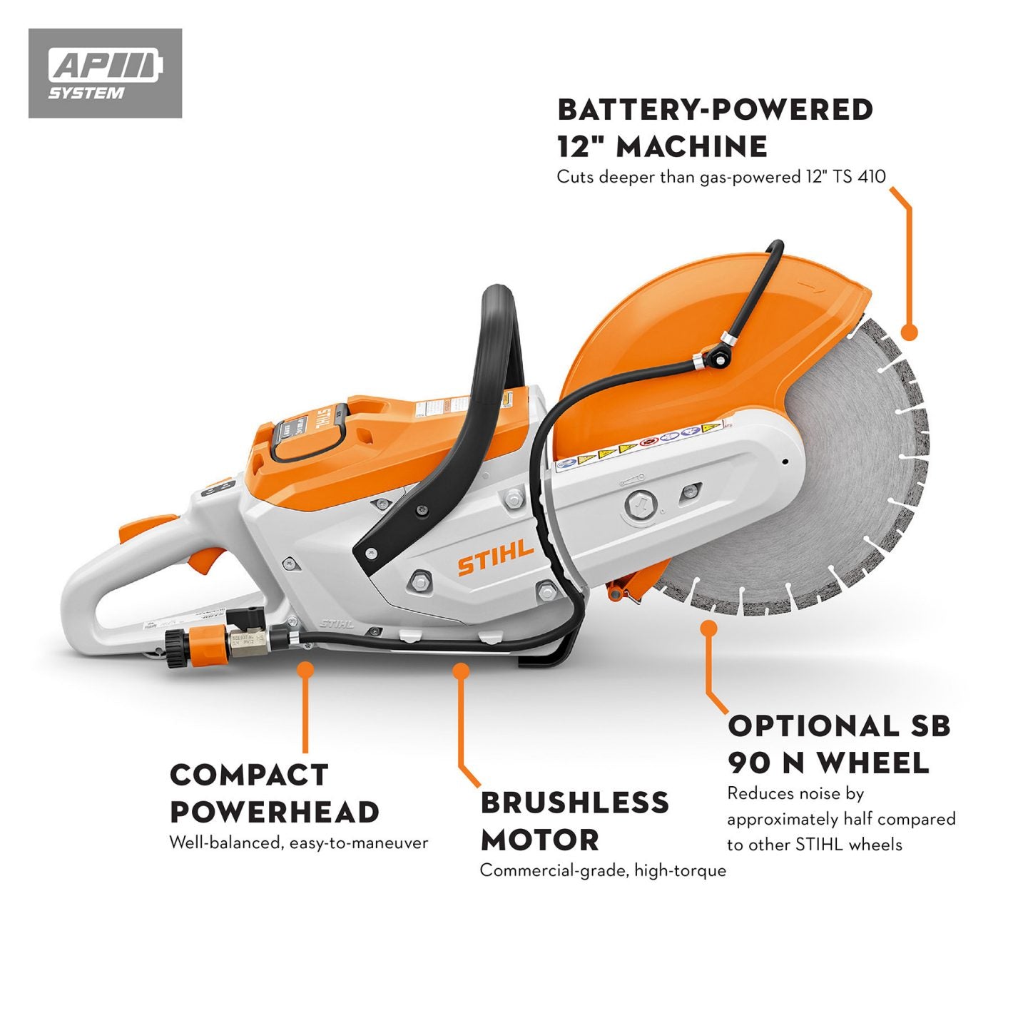 Stihl TSA 300 Battery Powered Cut-off Machine (Unit Only)