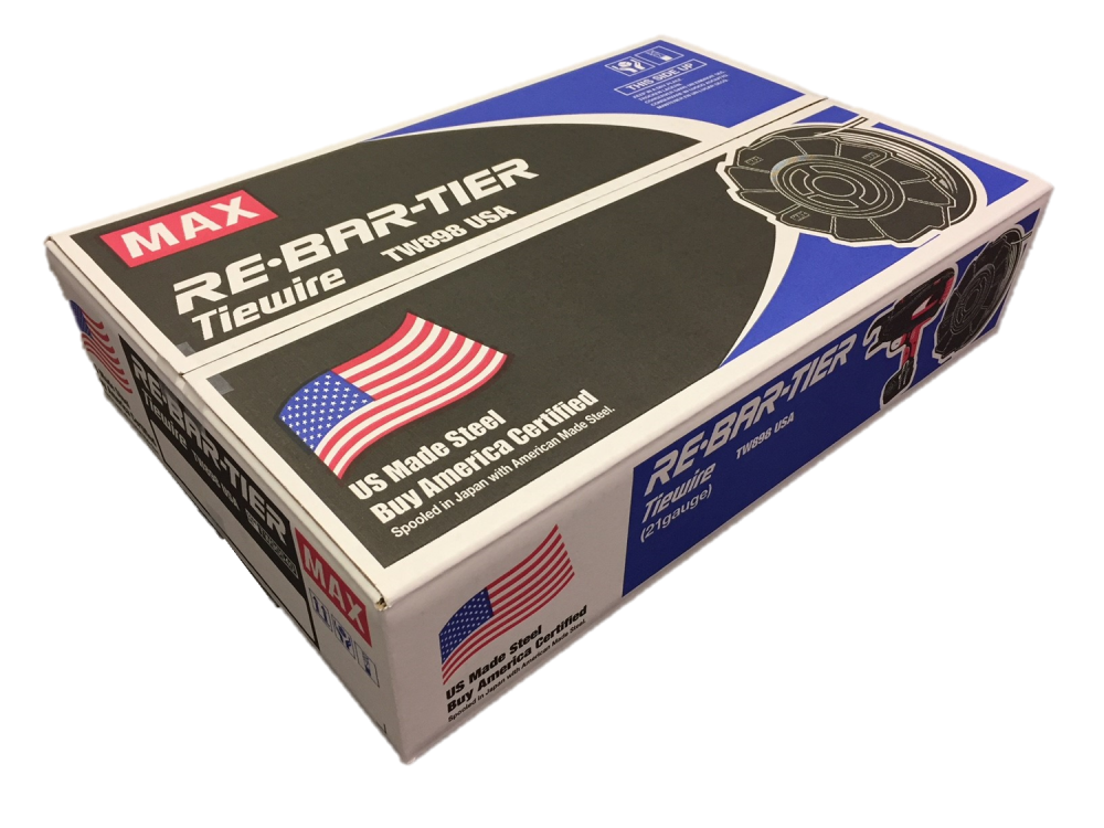 TW898 21ga Tie Wire, 30 rolls (for rebar tying gun RB398S)