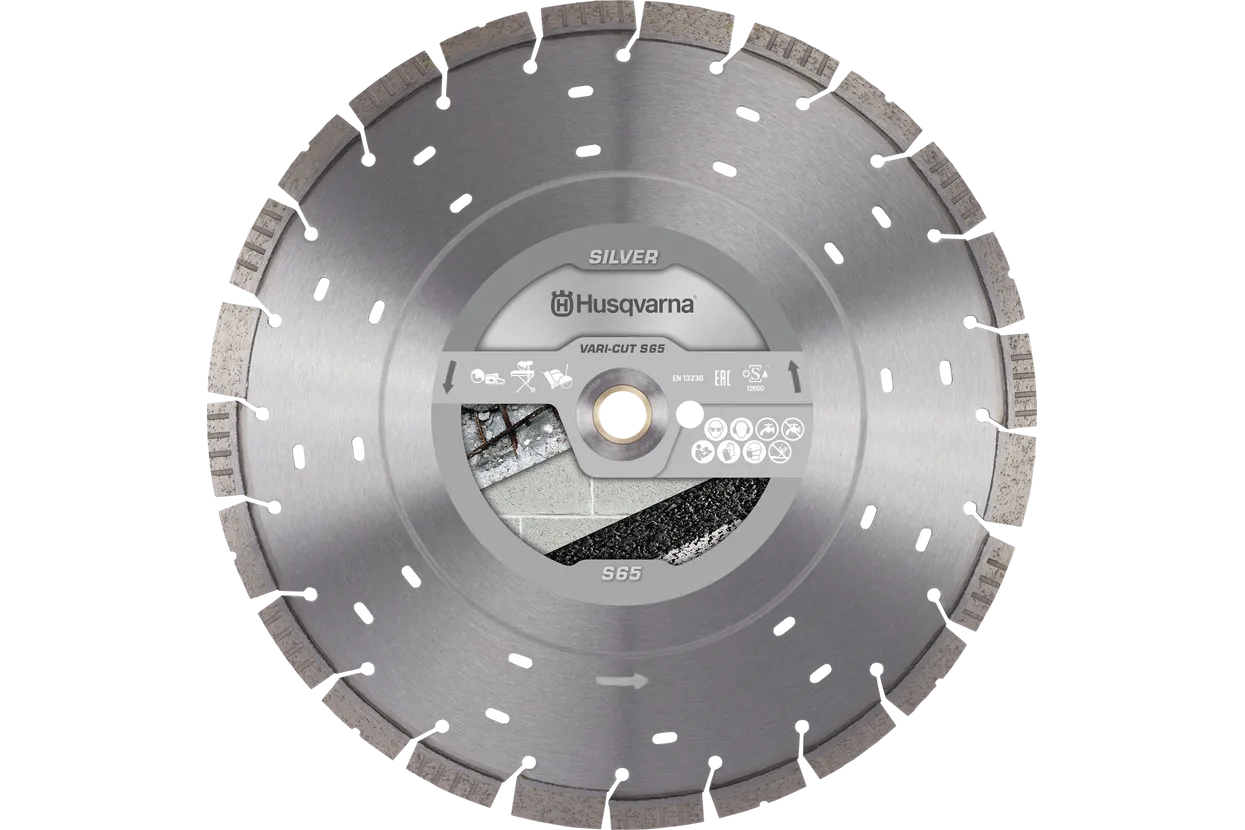 Vari-Cut S65 Diamond Blade, Asphalt/Cured Concrete