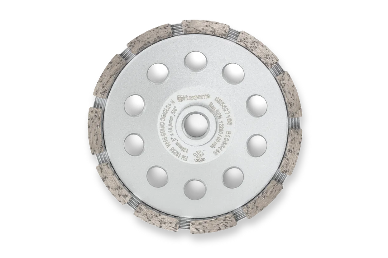 Vari-Grind 4" Single H Cup Wheel