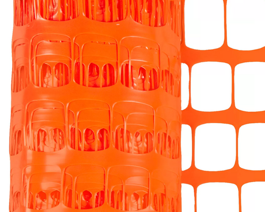 4' X 100' Orange Visual Warning Barrier Safety Fence