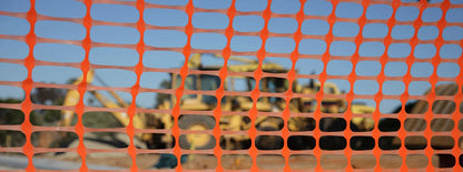 4' X 100' Orange Visual Warning Barrier Safety Fence