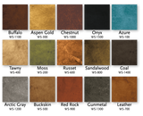 Concrete Coatings Living Earth Water-Based Stain, 1gal OR 32oz Concentrate