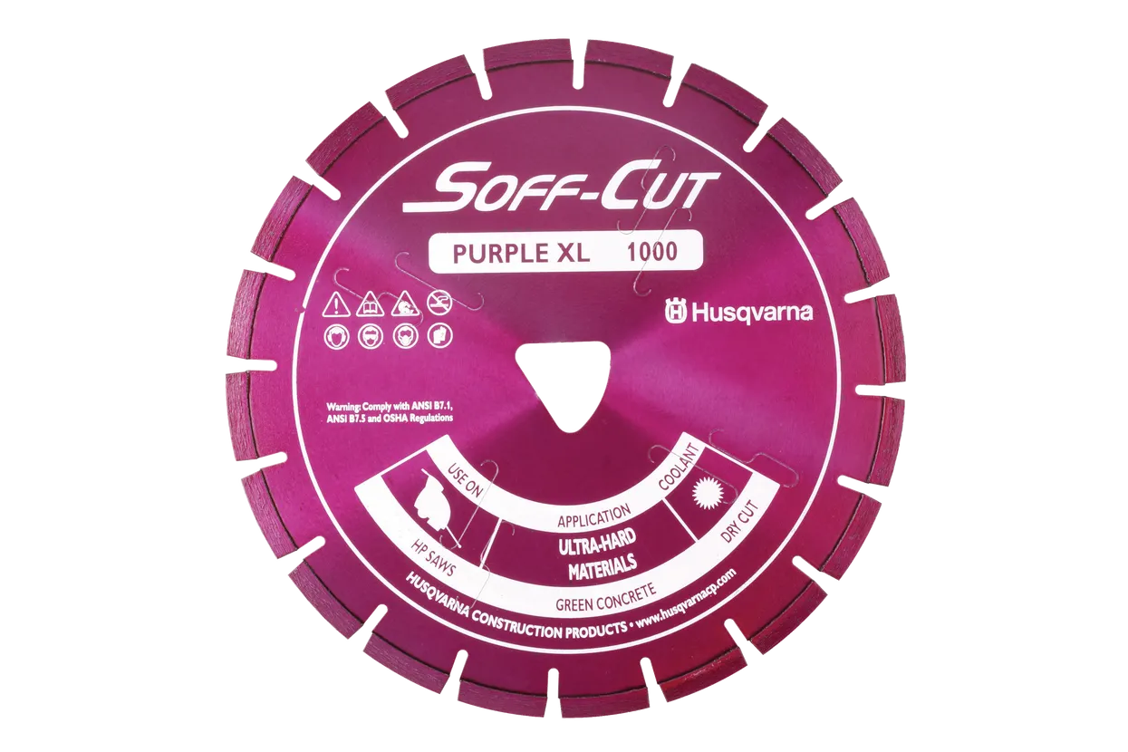 XL-1000 6.5" Soff-Cut Early Entry Blade, Purple