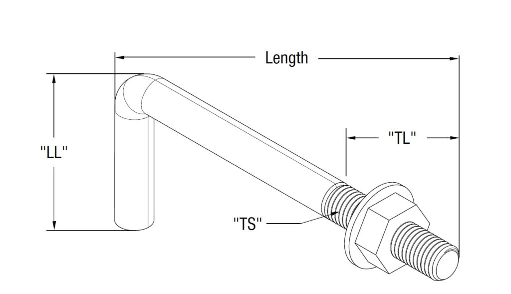 Standard Finish Anchor Bolts